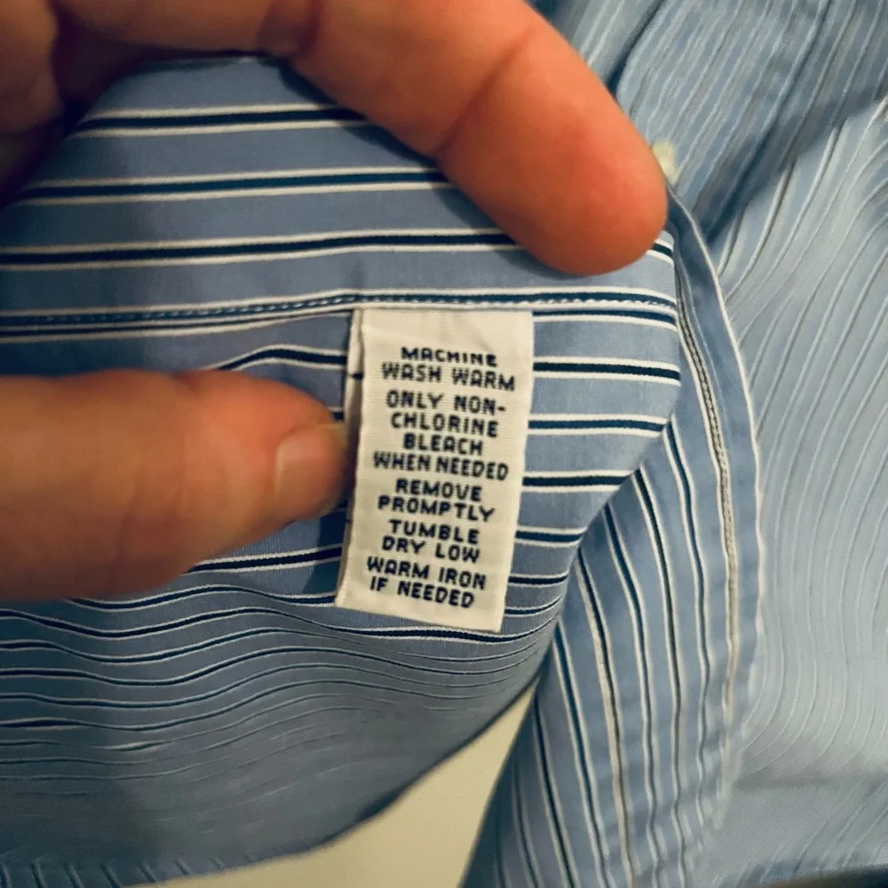 Polo by Ralph Lauren Blue Striped Men's Shirt - Picture 4 of 8